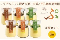 ハレぷりん（いろいろ6個）【ギフト 焦しカラメル 抹茶 ほうじ茶 濃厚 プリン 生乳 リッチミルクスイーツ お取り寄せ スイーツ おやつ デザート リッチ 贅沢 ご褒美 とろとろ 手作り 出雲神在満月卵 島根県 安来市】