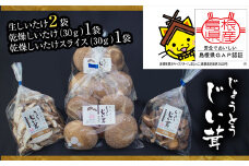じょうとうじい茸2袋セット【しいたけ 椎茸 城東化成  乾燥しいたけ 干ししいたけ スライス きのこ キノコ セット 安全 おいしい 国産 島根県 安来市】