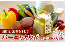 バーニャカウダ・セット （野菜 と ソース）（ポット無し）【受注生産 手作り セット ソース 調味料 料理 キッチン にんにく ニンニク ミルク 野菜 イタリアン 洋風 洋食 島根県 安来市】【価格変更】