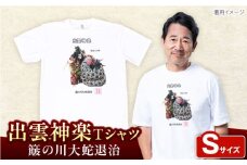出雲神楽 簸の川大蛇退治カラーTシャツ FN-03 Sサイズ 島根県雲南市/田部写真館 [AICZ037]