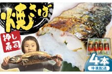 【郷土料理】焼さば押し寿し　4本 | 焼さば押し寿し 焼さば 寿し 寿司 さば 島根県雲南市/長谷川鮮魚店 [AICG001]