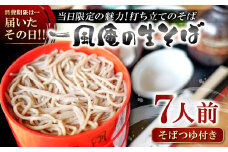 自家製粉手打ち生そば7人前【生そば 7人前 そばつゆ付き セット 蕎麦 玄そば 出雲そば そば 国産 無添加 手打ち 打ち立て 冷蔵配送 自家製 石臼挽き こだわり 人気 生麺 麺類 和食 食品 健康 美容 季節限定】