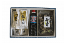 奥出雲そば 一福そばと乾燥舞茸・舞茸めんつゆセット【奥出雲 生そば 蕎麦 ソバ めんつゆ 舞茸 だし付き ギフト 贈答用 年越しそば 国産 Ａ-97】