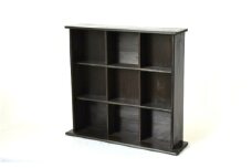 040108【地元老舗家具店の手作り】飾り棚　（ブラック）