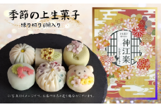 380332【上生菓子】練り切り 6個入り