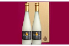 濁酒邑川 プレミアム50 500ml×2本セット【濁酒 お酒 醸造酒 もろみ酒 濁り酒 フルーティー 淡麗 辛口 濁酒特区 自家生産 自家栽培】