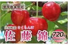 【先行予約】邑南のさくらんぼ（佐藤錦）720g