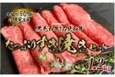 【黒毛和牛】石見和牛たっぷりすき焼きセット1.2kg