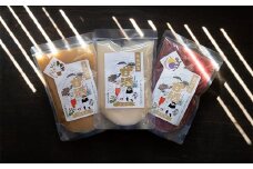 ＜天然醸造＞老舗蔵元が大吟醸の酒粕だけでつくった甘酒〈プレーン・ゆずベリー・まめ茶〉280g×3袋【1231459】