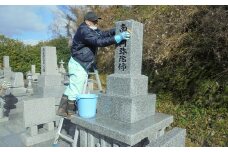 ＜津和野町＞プロの手による徹底したお墓掃除代行サービス【1272735】