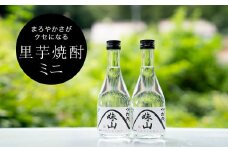 特産のとろりとしてねばりけのある里芋でつくった里芋焼酎＜ミニ(300ml)×2本セット＞【1341155】