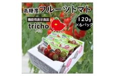 高糖度フルーツトマト「tricho(トリコ)」120g×6パックセット【1577635】