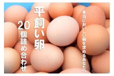 平飼い卵詰め合わせ！20個セット