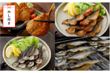 【のし付き】豆アジ三昧セット 旬の時期の豆アジ使用 フライ4種 アジフライ 唐揚げ からあげ 鯵 鯵フライ