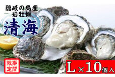 0504　隠岐のいわがき「清海」L【10個セット】