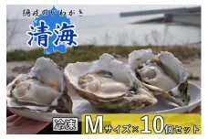 0509　隠岐のいわがき「清海」【冷凍】M　10個セット