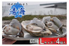 0515　隠岐のいわがき「清海」【冷凍】L　4個