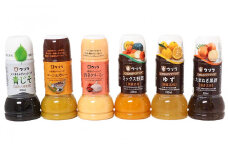 お酢屋のこだわりドレッシング6本セット【ドレッシング サラダ 野菜 ノンオイルドレッシング青じそ 青じそ ドレッシングコーン＆カレー 旨辛クリーミー  クリーミードレッシング こだわりドレッシングたまねぎ黒酢 玉ねぎドレッシング ミックス野菜 ゆず 岡山県 おすすめ 人気】