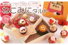 ねこみにタルト 9個入（秋・冬バージョン）【タルト スイーツ チョコ だいふく いちご 生クリーム クリーム セット商品 岡山県 おすすめ 人気 】