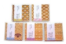 岡山県産ヒノキ  和柄コースター【思いやり型返礼品（支援型)】