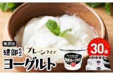 無添加　建部ヨーグルト（プレーンタイプ）30個