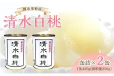 角南製造所 清水白桃缶詰 2缶セット
