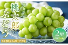 ぶどう 2025年 先行予約 桃太郎ぶどう2房（合計約940g）｜フルーツ 果物 くだもの 食品 人気 特産 特産品 おすすめ 送料無料 ぶどう 2025年 先行予約 桃太郎 ぶどう 2房 合計約900g ブドウ 葡萄 岡山県産 国産 フルーツ 果物 ギフト 贈り物 果物類 いろは堂