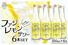 ファジ レモンサワー 6本セット【配達不可：離島】ファジアーノ 岡山 レモン サワー お酒 さけ サッカー J1 Jリーグ ファジアーノ岡山 人気 おすすめ ギフト