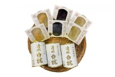 清水 白桃 缶詰 3缶 と 岡山 フルーツゼリー 6個詰合せ 吉英フルーツ