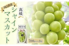 ぶどう 2025年  岡山県産 高級 シャインマスカット 700g以上 1房 贈答品＜9月以降発送＞ | フルーツ 果物 くだもの シャインマスカット マスカット 葡萄 ぶどう ブドウ 高級 ギフト 贈答用 プレゼント 岡山県産 シャインマスカット マスカット フルーツ 果物 くだもの シャインマスカット