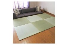 【国産】置き畳  畳 琉球畳 ユニット畳 い草 約82×82cm×厚み1.5cm 縁なし畳 半畳 日本製 天然素材 たたみ フローリング【小町/1枚】