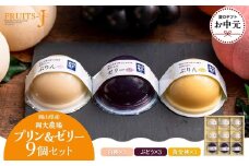 【お中元用】岡大農場 岡山県産 ぷりん・ゼリー 9個入り