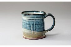 倉敷酒津の土を用いて製作されたマグカップ（海鼠釉）【マグカップ 倉敷酒津 陶芸 岡山県 倉敷市 おすすめ 人気】
