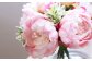 水換え不要!!ピオニー（芍薬）の花瓶に入った花束：pink