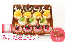 みにたると 15個セット【ケーキ タルト フルーツ スイーツ フルーツタルト 人気スイーツ 人気タルト 岡山県 倉敷市 おすすめ 人気】