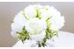 水換え不要!!ピオニー(芍薬)の花瓶に入った花束：white