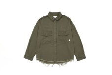 【SIZE:FREE】T-ASSACレディースミリタリーシャツ「MILITARY SH ／ OLIVE DRAB」【T-ASSAC シーンズ スキニー ジーパン 児島デニム デニム 衣類 岡山県 倉敷市 おすすめ 人気】