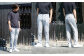 【ユニセックス仕様】TOP染めグレーストレッチデニム・ガーメント撥水・スリムテーパードパンツ