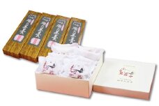 磯乃羊羹（1本330g×4本バラ）＆ふる里最中（10個箱入）　【羊羹 ようかん 最中 もなか 和菓子 菓子 ギフト 贈答用 岡山県 倉敷市 おすすめ 人気】