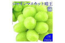 シャインマスカット 晴王 1房 約650g 種無し  皮ごと食べる  フレッシュ  旬の美味しさ【2025年9月上旬-10月下旬 発送予定】【岡山県産 種無し 皮ごと食べる みずみずしい 甘い フレッシュ 9月～10月発送 晴れの国 おかやま 果物大国 彩美菜果  岡山県 倉敷市 おすすめ 人気
