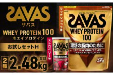 ザバス お試しセットH（リッチショコラ味2200g・ストロベリー風味280g）【SAVAS ザバス プロテイン 人気プロテイン 明治プロテイン 健康 健康食品 美容 ボディメイク 体づくり 筋トレ 岡山県 倉敷市 人気 おすすめ】
