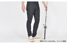 【THE BACK WATER】撥水ストレッチデニム釣り・アウトドアブラックジーンズ BW-104VMBB(36インチ)【ストレッチデニム ストレッチ デニム アウトドア ズボン ジーンズ 衣類 ファッション お洒落 岡山県 倉敷市 おすすめ 人気】