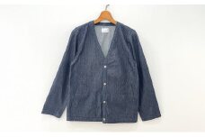 【Mサイズ】岡山県児島 デニムカーディガンOW（男女兼用）【デニム デニムカーディガン カーディガン ジーンズ ストレッチ ファッション 衣類 岡山県 倉敷市 おすすめ 人気】