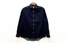 【Mサイズ】岡山県児島 リジットデニムシャツRIG（男女兼用）【デニム デニムシャツ シャツ ジーンズ ストレッチ ファッション 衣類 岡山県 倉敷市 おすすめ 人気】