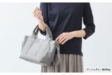 【アッシュグレー】2WAY 帆布 ミニトート トートバッグ トート バッグ カバン 鞄 倉敷帆布 シンプル 岡山県 倉敷市