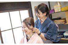 手ぶらでOK デニム着物レンタル チケット（2名様） 撮影プラン 着付け・小物一式 ヘアセット付き