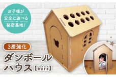 3層強化ダンボールハウス＜mini＞【1437527】