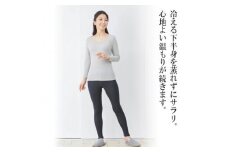 着る岩盤浴BSファイン　レディスタイツ＜LLサイズ/ブラック＞【1475653】