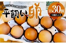 津山市産・平飼い卵25個+割れ保証5個【1486349】