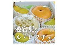 ＜きよとうファーム＞あたご梨&ル・レクチェ 上級品/5-7玉入(岡山県産)【1606507】